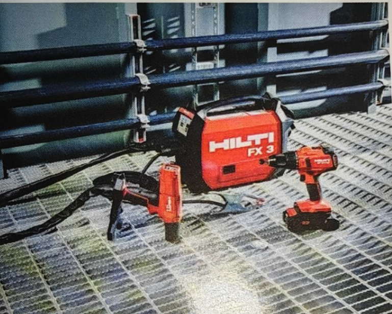 Hilti의 FX3-A 무선 스터드 퓨즈 잠금 도구는 용접 된 강철의 고정을 단순화합니다