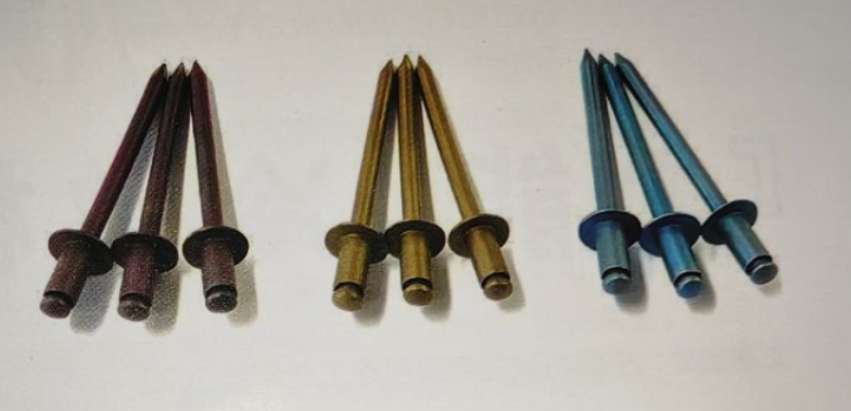 Nissen Rivet, 일본 최초의 컬러 티타늄 손톱 출시